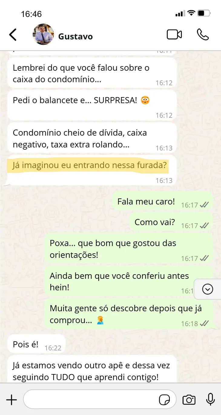 Gustavo pediu balancete e descobriu condomínio cheio de dívida